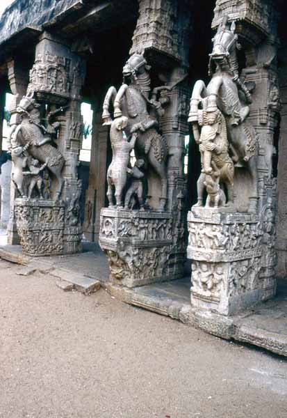 particolare colonne tempio 